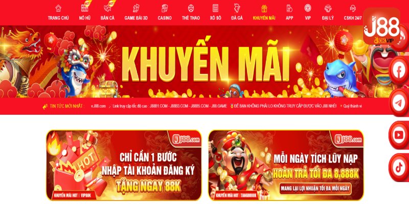 Quy định để tham gia khuyến mãi J88